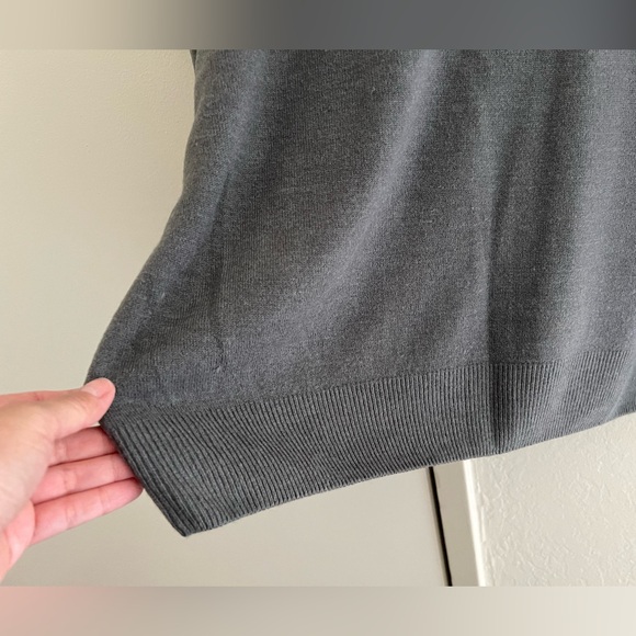 Sag Harbor XL Women’s Grey Long Sleeve Sweater - Picture 6 of 10